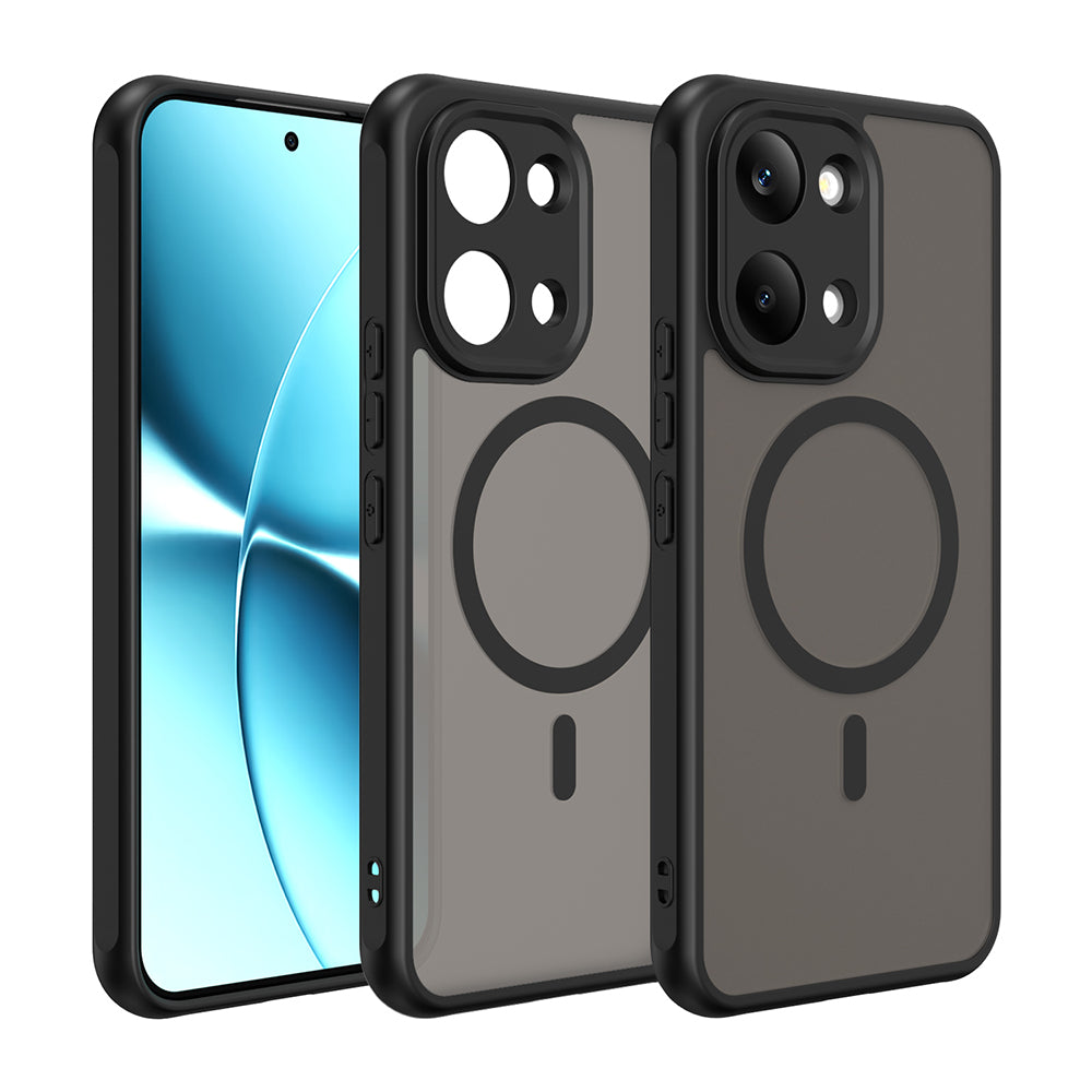 MagSafe Case for Xiaomi Poco X8 Pro Max, Techsuit, HaloFrost II, Black