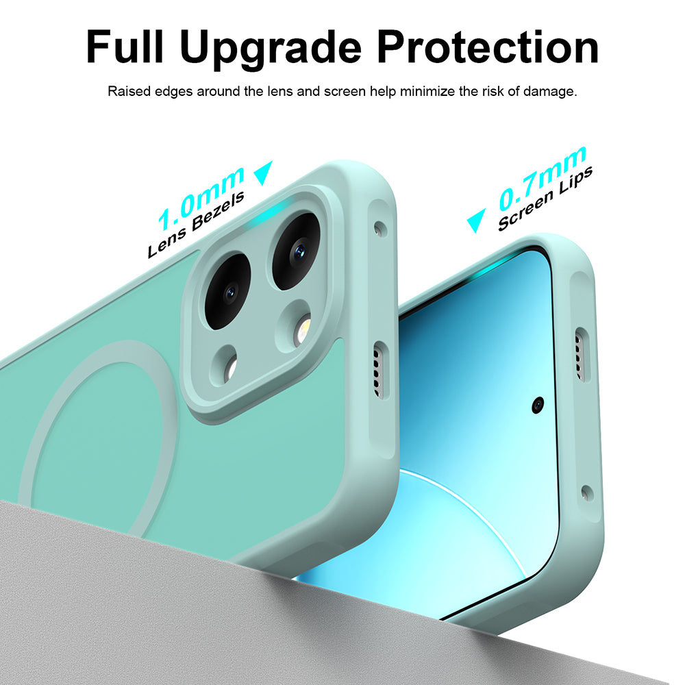 MagSafe-kuori Xiaomi Poco X8 Pro Maxille, Techsuit, HaloFrost II, Vaaleanvihreä