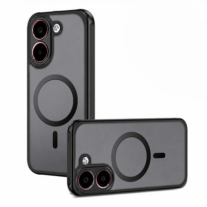 MagSafe-kuori Xiaomi Poco X8 Pro:lle, Techsuit, PureFrost, satiinimusta