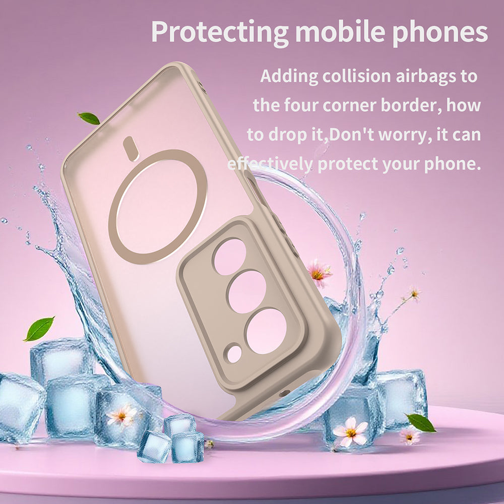 MagSafe Case for Xiaomi Redmi 15 5G / 15 4G, Techsuit, HaloFrost II, Gold