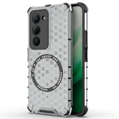 MagSafe-kotelo Xiaomi Redmi 15 5G / 15 4G:lle, Techsuit, HoneyComb Shield, Valkoinen