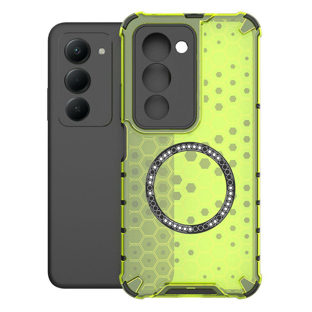 MagSafe-kotelo Xiaomi Redmi 15 5G / 15 4G:lle, Techsuit, HoneyComb Shield, Vihreä