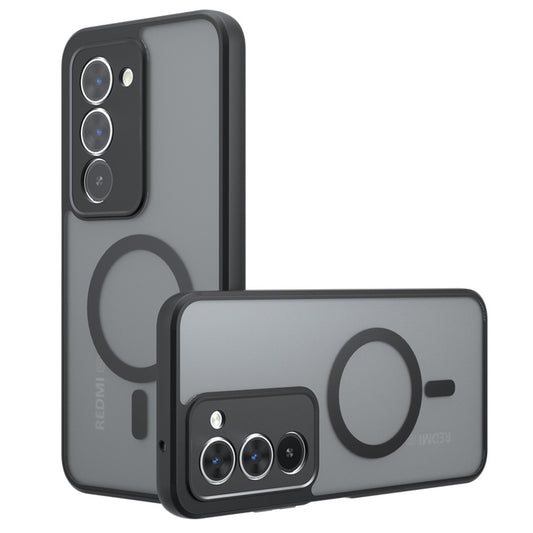 MagSafe-kotelo Xiaomi Redmi 15 5G / 15 4G:lle, Techsuit, PureFrost, Satinoitu Musta