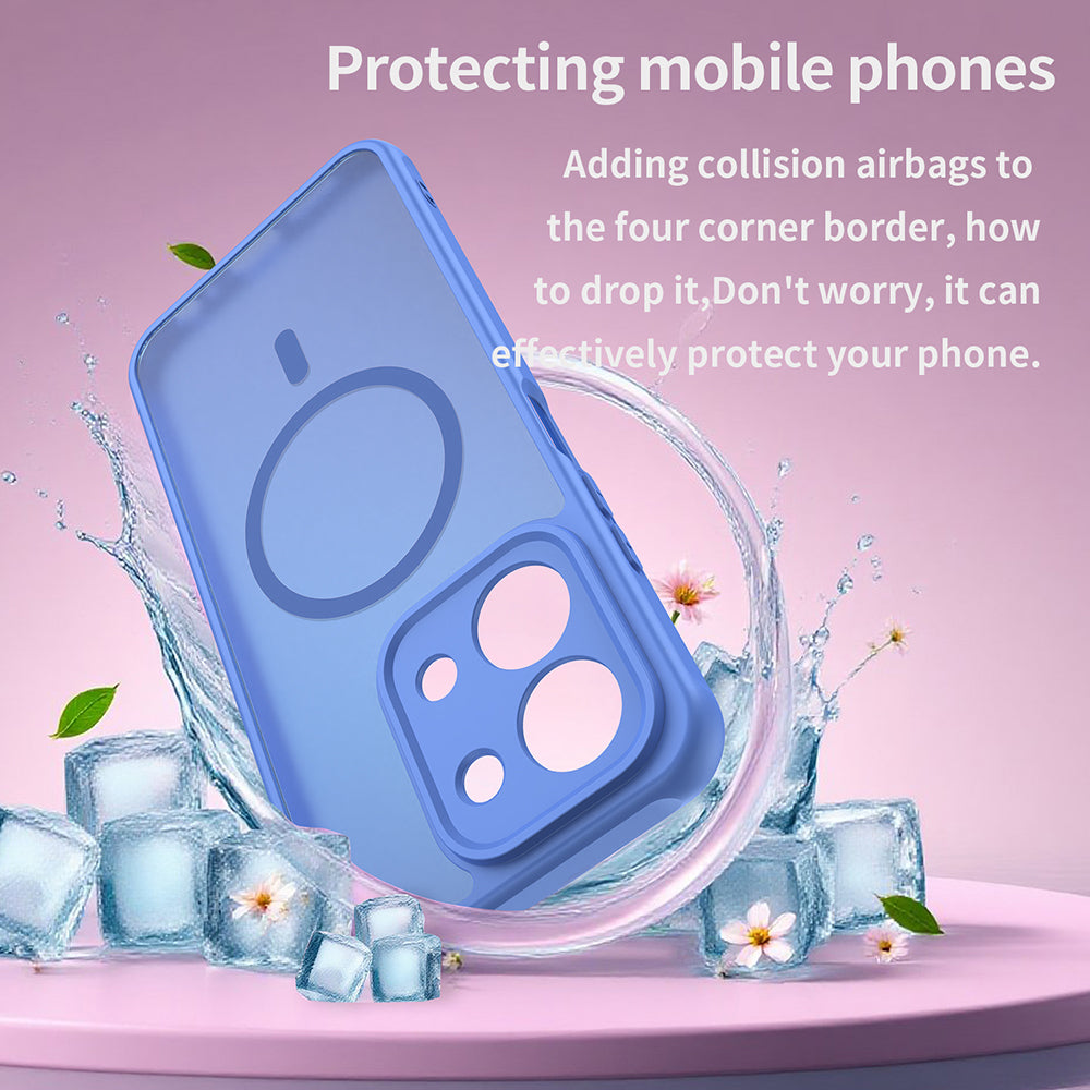 MagSafe-kotelo Xiaomi Redmi 15C 5G / 15C 4G:lle, Techsuit, HaloFrost II, Sininen