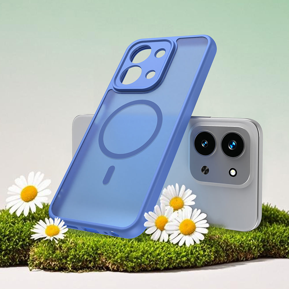 MagSafe-kotelo Xiaomi Redmi 15C 5G / 15C 4G:lle, Techsuit, HaloFrost II, Sininen