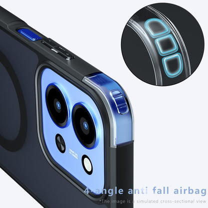 MagSafe-kotelo Xiaomi Redmi 15C 5G / 15C 4G:lle, Techsuit, PureFrost, Satinoitu Musta