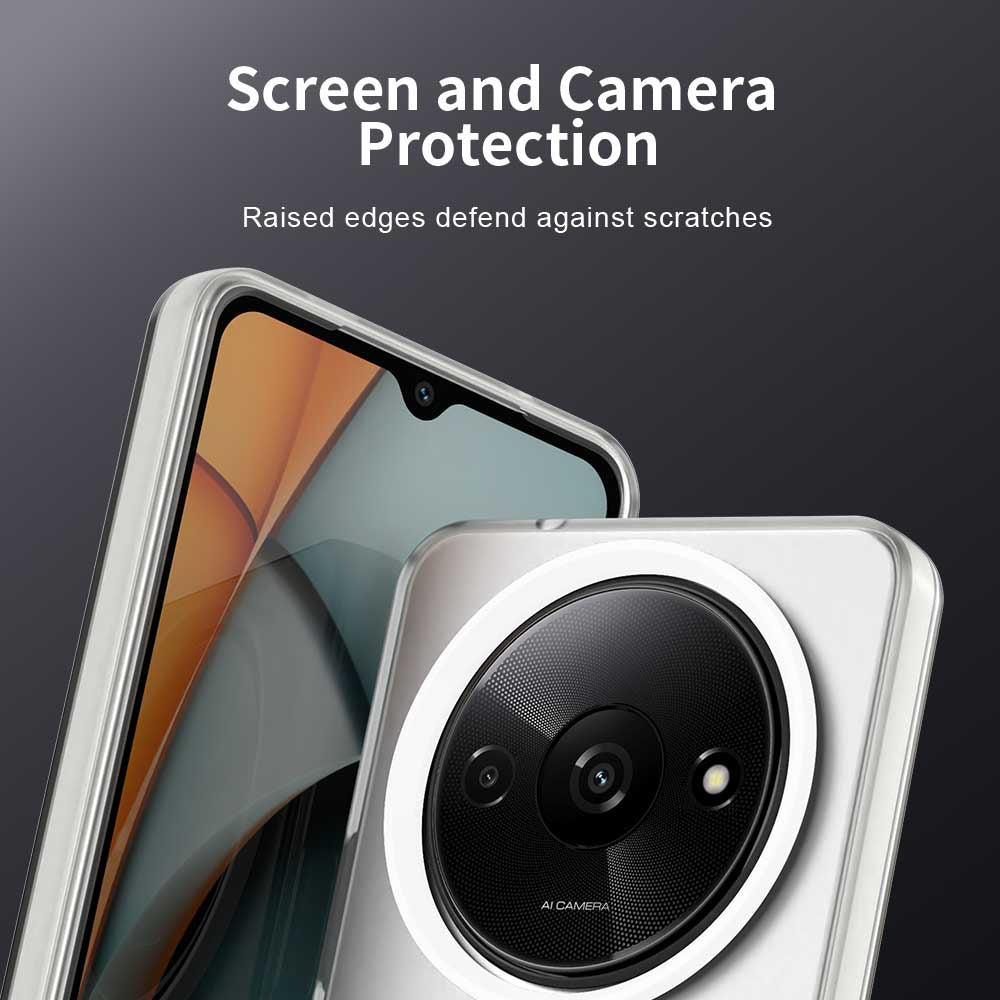 MagSafe-kuori Xiaomi Redmi A3x / A3:lle, Techsuit, CandyCase, Valkoinen