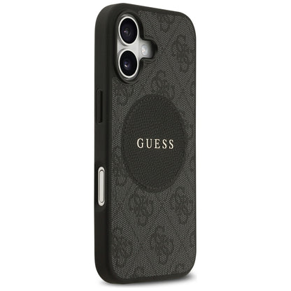 MagSafe-kotelo Apple iPhone 17:lle, Guess, 4G Circle Classic Logo, Musta