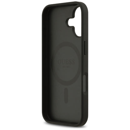 MagSafe-kotelo Apple iPhone 17:lle, Guess, 4G Circle Classic Logo, Musta