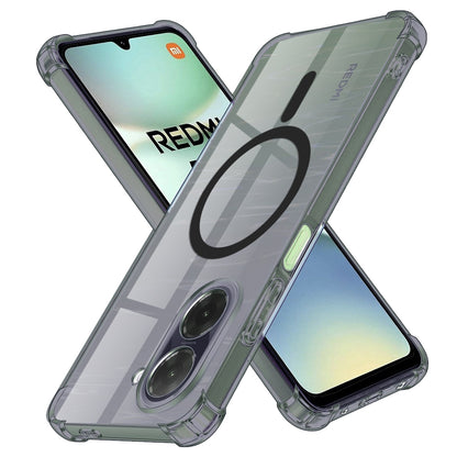 MagSafe-kuori Xiaomi Redmi A5 4G:lle (Standard), Techsuit, Iskunkestävä Kirkas, Savunvärinen