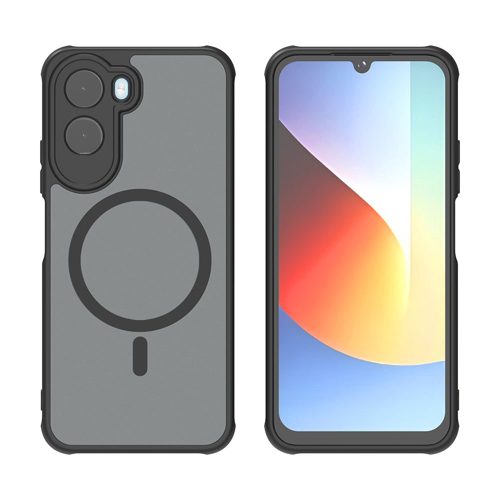 MagSafe-kuori Xiaomi Redmi A7 Pro 4G:lle, Techsuit, HaloFrost II, Musta
