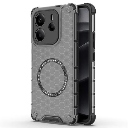 MagSafe-kuori Xiaomi Redmi Note 14 4G:lle (Alueellinen), Techsuit, HoneyComb Shield, Musta