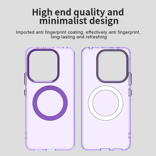 MagSafe-kuori Xiaomi Redmi Note 14 5G:lle, Techsuit, CandyCase, Violetti