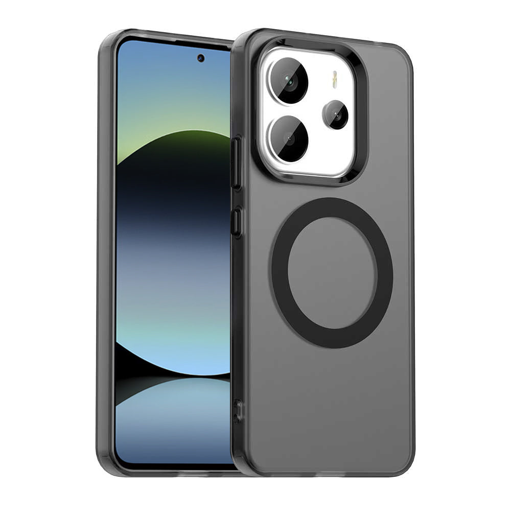 MagSafe-kuori Xiaomi Redmi Note 14 5G:lle, Techsuit, CandyCase, Musta