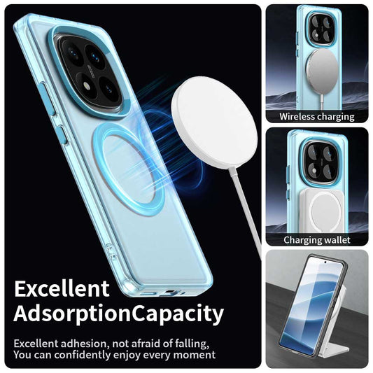 MagSafe-kuori Xiaomi Redmi Note 14 Pro 4G:lle, Techsuit, CandyCase, Sininen