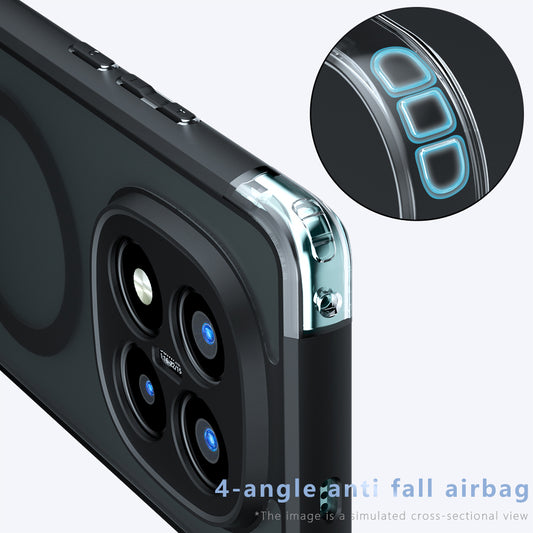 MagSafe-kuori Xiaomi Redmi Note 14 Pro+ 5G:lle, Techsuit, PureFrost, Musta