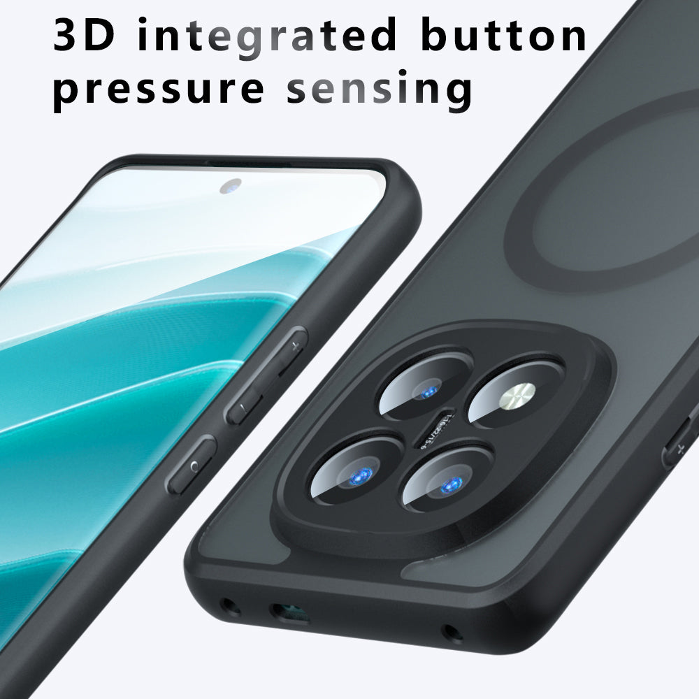 MagSafe Case for Xiaomi Redmi Note 14 Pro+ 5G, Techsuit, PureFrost, Satin Black
