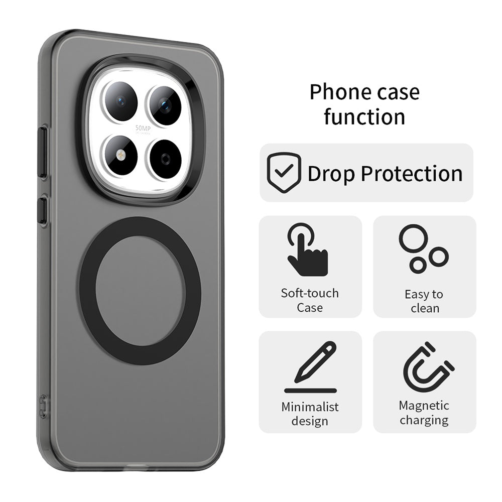 MagSafe Case for Xiaomi Redmi Note 15 Pro 5G, Techsuit, CandyCase, Black