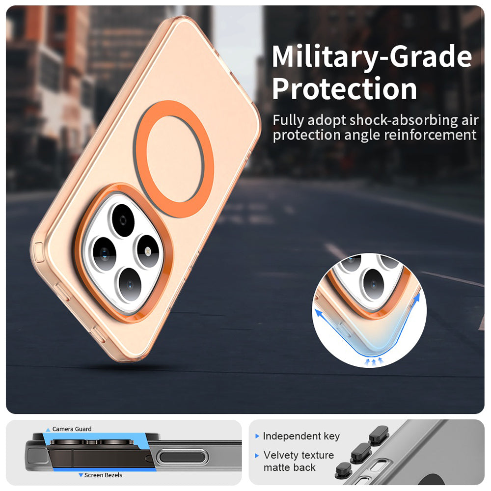MagSafe-kotelo Xiaomi Redmi Note 15 Pro 5G:lle, Techsuit, CandyCase, Oranssi