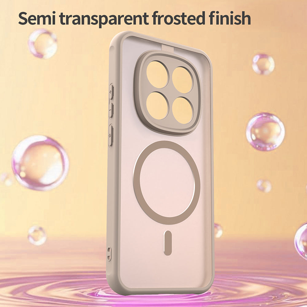 MagSafe-kotelo Xiaomi Redmi Note 15 Pro 5G:lle, Techsuit, HaloFrost II, Kultainen