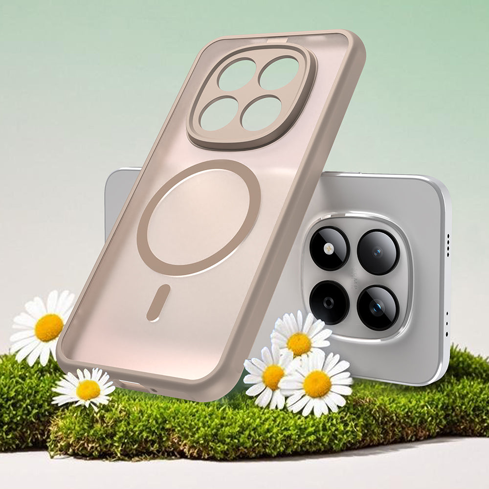 MagSafe-kotelo Xiaomi Redmi Note 15 Pro 5G:lle, Techsuit, HaloFrost II, Kultainen