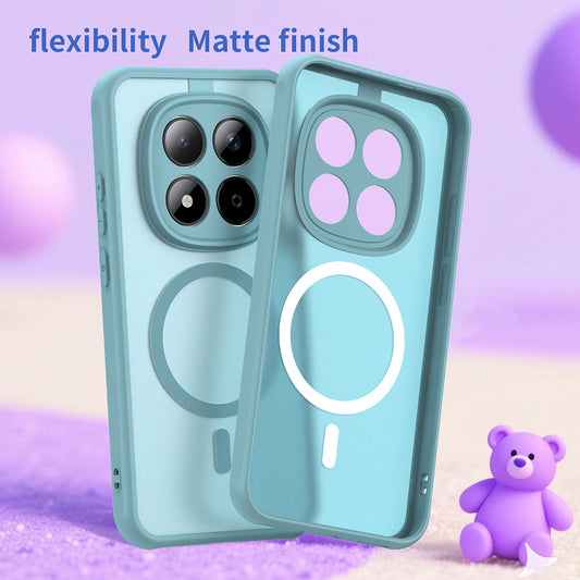 MagSafe-kotelo Xiaomi Redmi Note 15 Pro 5G:lle, Techsuit, HaloFrost II, Vaaleanvihreä