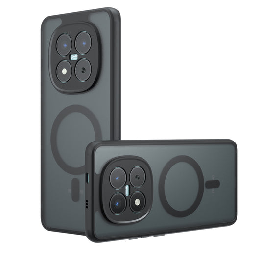 MagSafe-kotelo Xiaomi Redmi Note 15 Pro 5G:lle, Techsuit, PureFrost, Satinoitu Musta