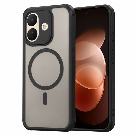 MagSafe-suojakuori Xiaomi Redmi Note 17 Pro -puhelimelle, Techsuit, HaloFrost II, musta