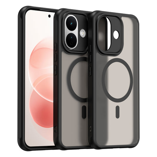 MagSafe-suojakuori Xiaomi Redmi Note 17 Pro -puhelimelle, Techsuit, HaloFrost II, musta