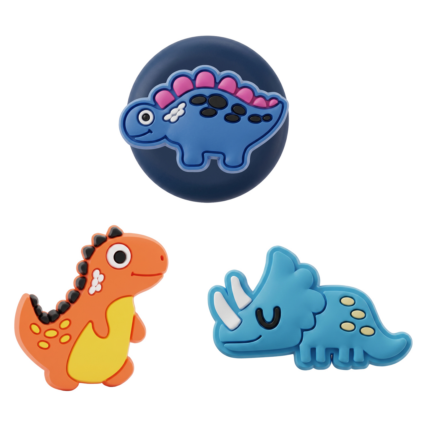 OEM Dinosaur-kuori Apple AirTagille, 3 kappaleen setti, monivärinen