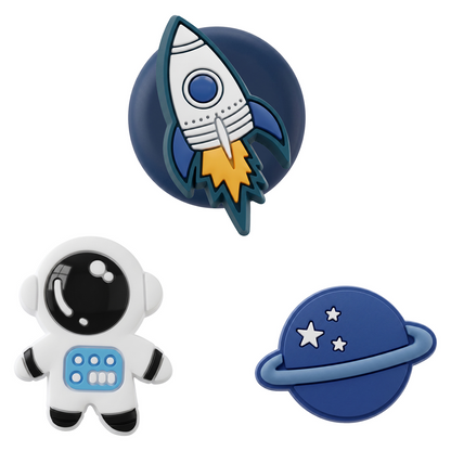 OEM Space -kotelo Apple AirTagille, 3 kappaleen setti, monivärinen