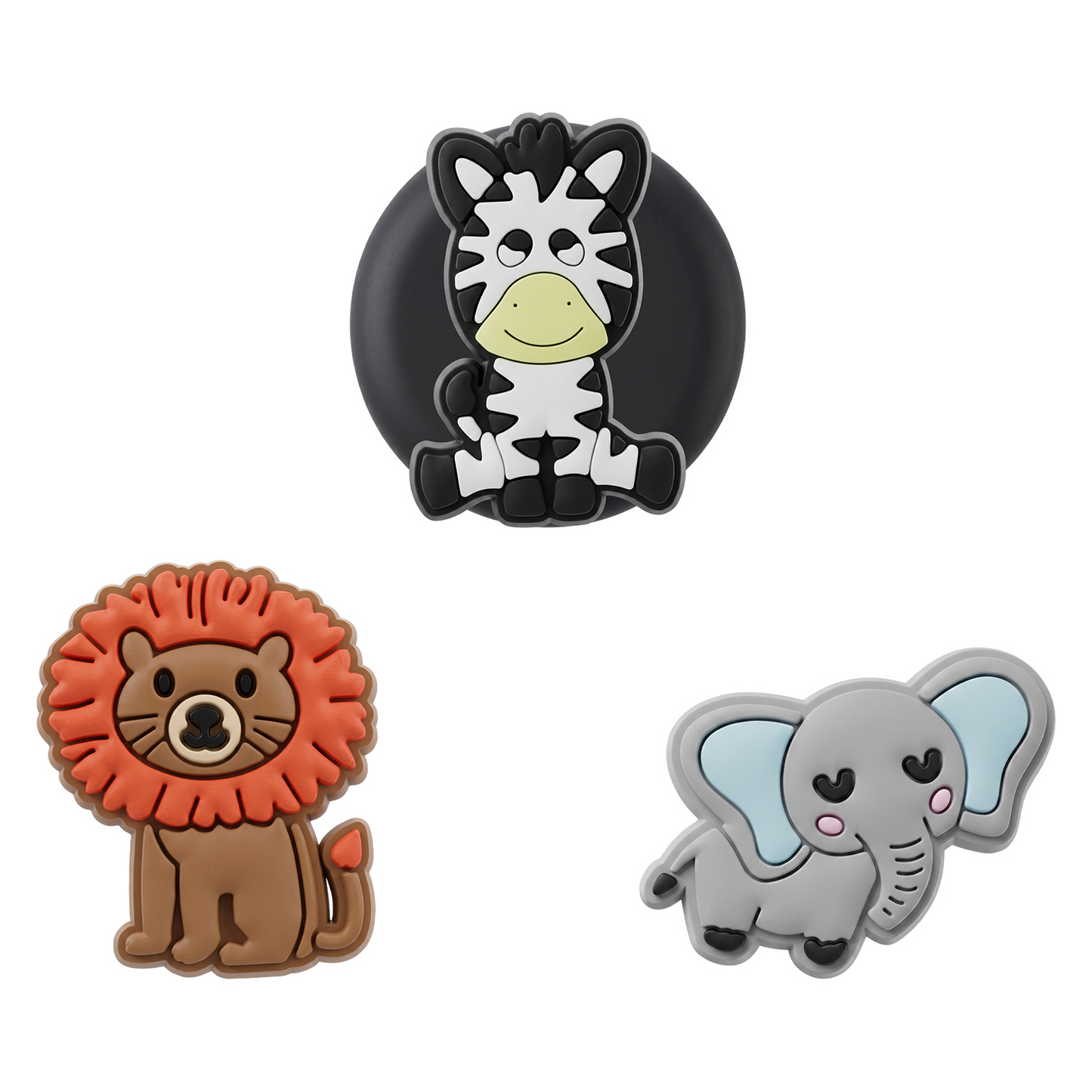 OEM Zoo -kuori Apple AirTagille, 3 kappaleen setti, monivärinen