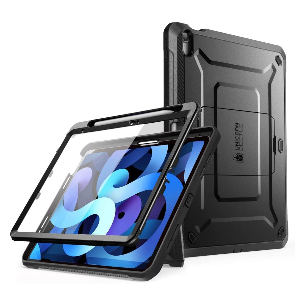 Suojakuori Apple iPad (2025) / iPad (2022), Supcase, Unicorn Beetle Pro, Musta