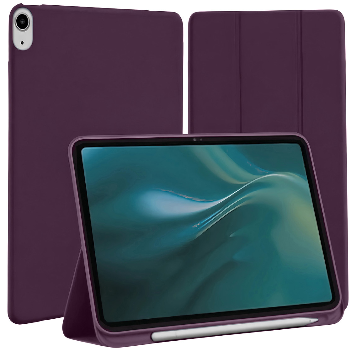 Etteri-viininpunainen suojakotelo Apple iPadille (2026) / (2025) / (2022)