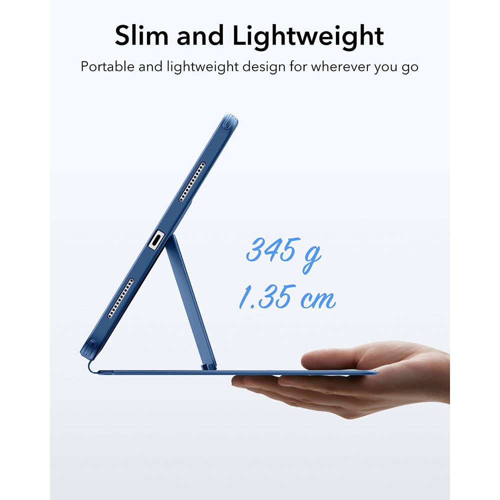 Suojakotelo Apple iPadille (2025) / (2022), ESR, Flip Hybrid, Sininen