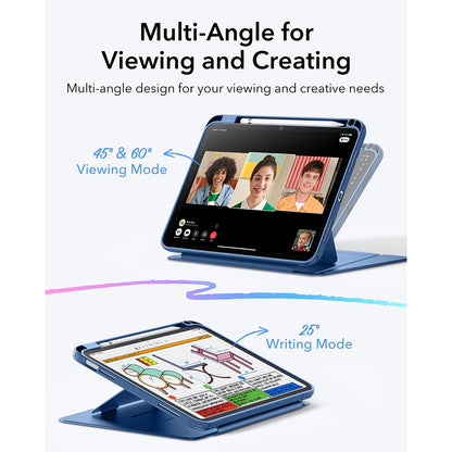 Suojakotelo Apple iPadille (2025) / (2022), ESR, Flip Hybrid, Sininen