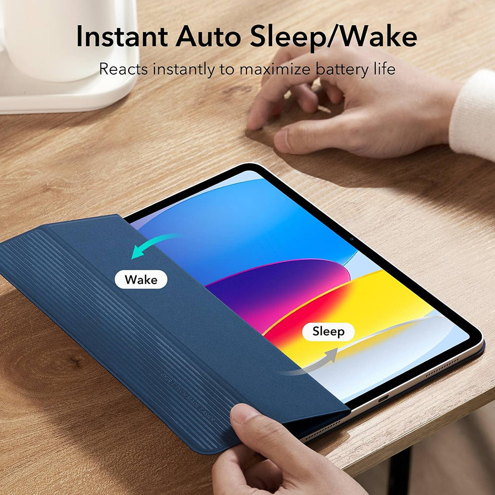 Suojakotelo Apple iPadille (2025) / (2022), ESR, Rebound, Tummansininen