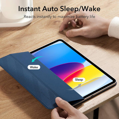 Suojakotelo Apple iPadille (2025) / (2022), ESR, Rebound, Tummansininen