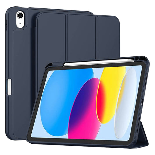 Suojakuori Apple iPadille (2025) / (2022), Techsuit, Flex Trifold, Laivastonsininen