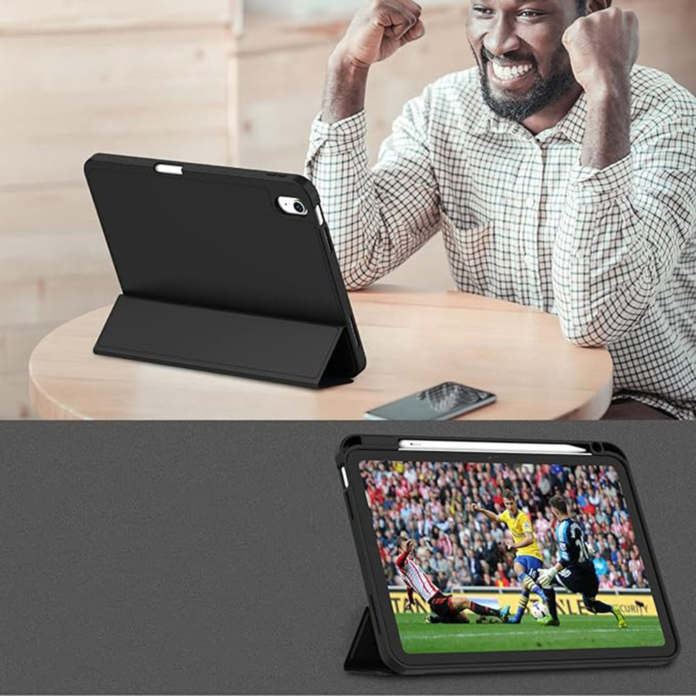 Suojakuori Apple iPadille (2025) / (2022), Techsuit, Flex Trifold, Harmaa