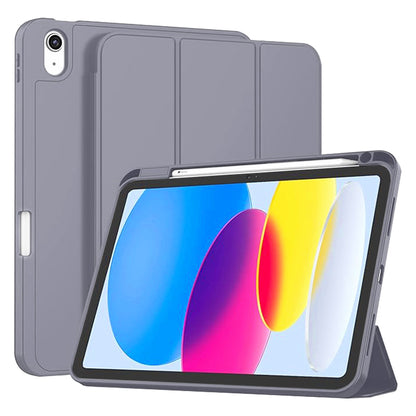 Kuori Apple iPadille (2025) / (2022), Techsuit, Flex Trifold, Violetti