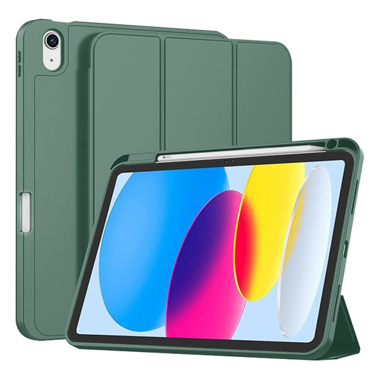 Suojakuori Apple iPadille (2025) / (2022), Techsuit, Flex Trifold, Vihreä