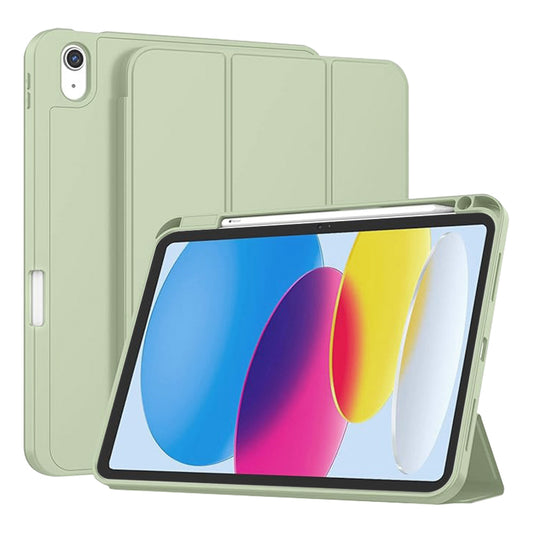 Suojakuori Apple iPadille (2025) / (2022), Techsuit, Flex Trifold, Vihreä Matcha