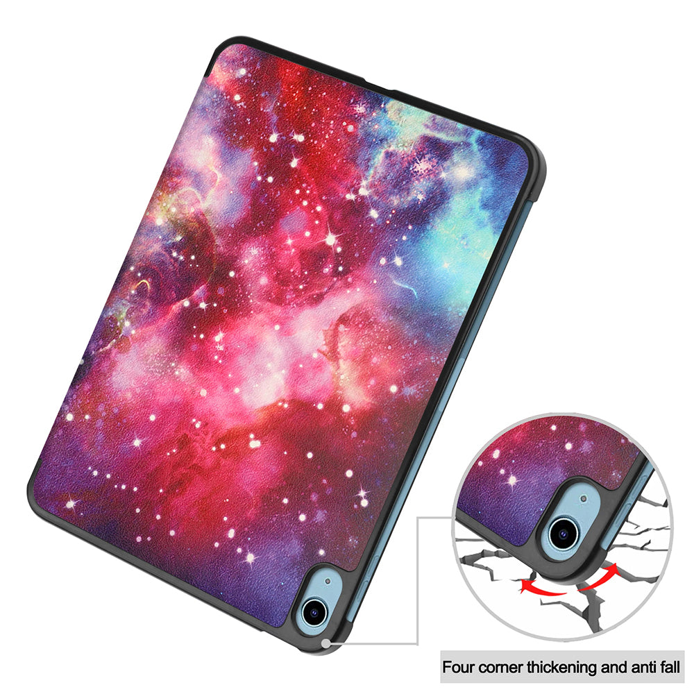 Case for Apple iPad (2025) / (2022), Techsuit, FoldPro Butterfly, Multicolor