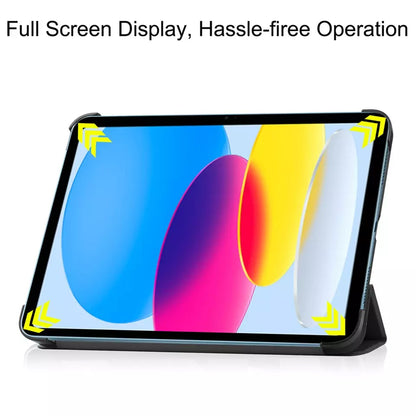 Kuori Apple iPadille (2025) / (2022), Techsuit, FoldPro, Musta