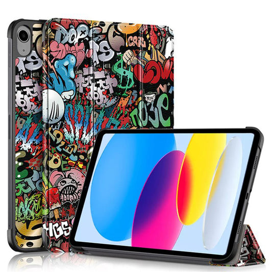 Kuori Apple iPadille (2025) / (2022), Techsuit, FoldPro Urban Vibe, Monivärinen