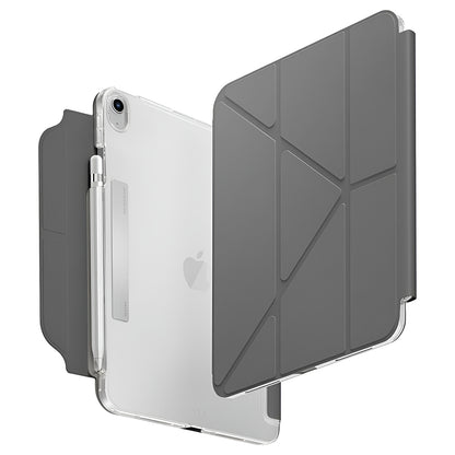 Suojakotelo Apple iPadille (2025), UNIQ, Camden Click, Harmaa