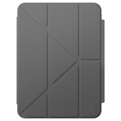 Suojakotelo Apple iPadille (2025), UNIQ, Camden Click, Harmaa