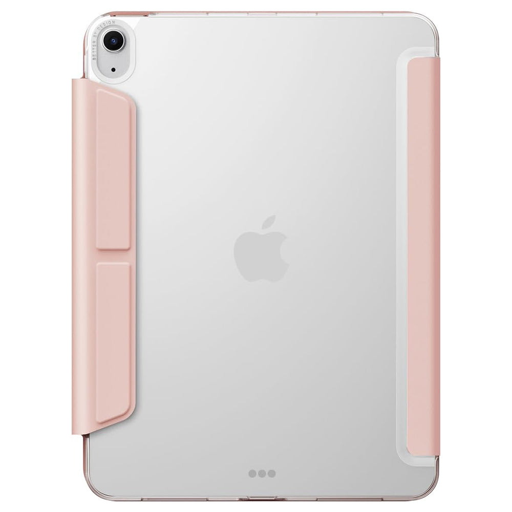Suojakotelo Apple iPadille (2025), UNIQ, Camden Click, Pinkki