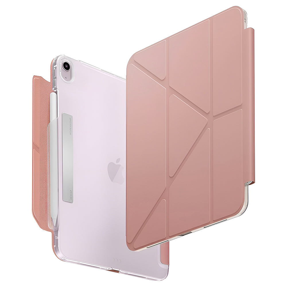 Suojakotelo Apple iPadille (2025), UNIQ, Camden Click, Pinkki